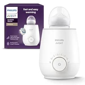 Philips Avent Premium Fast Bottle Warmer, with Smart Temperature Control, Water Bath Technology, Automatic ShutOff, Model SCF358