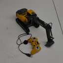 DOUBLE E Volvo RC Excavator Remote Control Excavator Toy for Boys Full Function Construction Vehicles Toys with Shovel for Outdoor Play Sandbox Digger Toys Gifts for Kids  