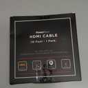 PowerBear 4K HDMI Cable 10 ft | High Speed Hdmi Cables, Braided Nylon & Gold Connectors, 4K @ 60Hz, Ultra HD, 2K, 1080P, ARC & CL3 Rated | for Laptop, Monitor, PS5, PS4, Xbox One, Fire TV, & More