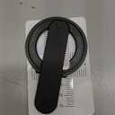 GripMate 2nd Magnetic Phone Ring Holder for MagSafe, Removable Finger Loop Phone Ring Grip, Two-Sided Magnet, Vertical & Horizontal Kickstand, Compatible with iPhone 17 Pro Max 16 15 14 13 12 (Balck)