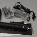 Aquasonic Black Series Ultra Whitening Toothbrush – ADA Accepted Electric Toothbrush- 8 Brush Heads & Travel Case – 40,000 VPM Electric Motor & Wireless Charging - 4 Modes w Smart Timer