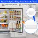 MAN64890501 Refrigerator Door Bin,Clear Door Shelf Replacement for LG & Kenmore Refrigerators,Food Grade Storage Basket,Snap-in Install,Compatible with LG LDC24370ST,Kenmore 795 Series Fridge Models