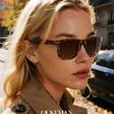 Sunglasses-women Polarized Sunglasses-womens: Trendy Sun Glasses polarized UV400 Protection Fashion Sun glasses