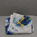 Blue Yellow Set Of 5 Pillow Cases 17x17