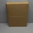 StorageWorks Storage Bins with Lids, Decorative Storage Boxes with Lid and PU Handles, Foldable Storage Baskets for Closet, Shelves, Stackable, Ivory, Jumbo, 3-Pack