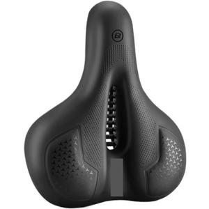Bike Saddle Silicone Cushion Shock Absorbing Comfortable Cycling Fit for Seat Hollow Breathable Thickened Sponge Bike Fit for Seat (38210043001)