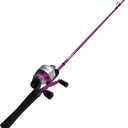 Zebco 33 Spincast Reel and Fishing Rod Combo, 6-Foot 2-Piece Fiberglass Rod with EVA Handle, Quickset Anti-Reverse Fishing Reel with Bite Alert