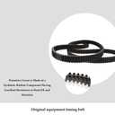 M150717 M141558 Timing Belt for John Deere 42 Inch Deck GX355 LT133 LT155 LT160 LT166 LT170 LT180 SST16 X324 with 42 inch Deck Lawn Tractors 5/8 x 78 3/4 Inches