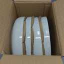 famiware Milkyway 33 oz Bowl Set, Pasta Bowls Set of 4, Salad Bowls, Double Reactive Glaze, Sturdy & Stackable, Ideal for Housewarming, Festivals, Creamy White with Speckles