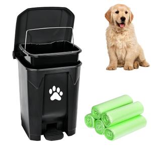 Dog Waste Container Outdoor Dog Poop Trash Can Outside Dog Poop Bin
