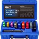 Orion Motor Tech Bearing Press Kit, 10pc Bearing Race and Seal Driver Set with Seal Driver and 9 Bearing Adapters, Seal Installer Bearing Driver Kit for Bearing Installation