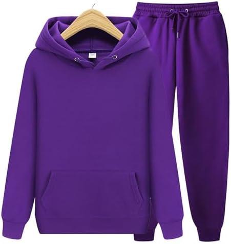 CHAIRAY Women's Hoodie Tracksuit Sweatsuits for Mens Set 2 Piece Hooded Sweatshirts and Sweatpant Sets Jogger Sweatsuit Size: XX-Large