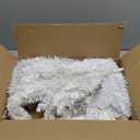 4ft Lighted Artificial White Christmas Tree | Leeheeyee Small Christmas Tree, Not Pre-lit White Tinsel Pine Trees with Lights, Ideal for Home, Office, and Xmas Tree Party Dcor