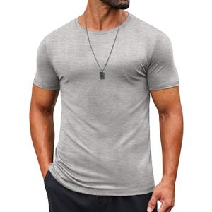 COOFANDY Men's T Shirt Short Sleeve Crew Neck T-Shirts Casual Summer Classic Basic Tees. 3XL