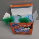 Potaroma Hide and Seek Interactive Cat Toys, Moving Concealed Wand Feather, Automatic Chargeable Indoor Kitten Exercise Kicker, Mouse Squeaky, Floral Cover