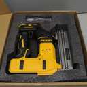 Electric Nail Gun for Dewalt 20V Battery, 18 Gauge 2 in 1 Brad Nailer CordlessBrushles Staple Gun with 1000pcs Nails and 1000pcs Staples Included for Home Improvement, Woodworking(NO Battery)