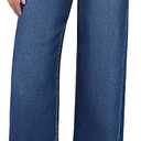 Women's High Waist Palazzo Curvy Jeans L 31 Inch