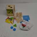 JUSTWOOD Montessori Toys for 1+ Year Old, 8-in-1 Wooden Play Kit Includes Object Permanent Box, Learning Activity Cube, Sorting & Stacking Toy, Carrot Harvest Game, Gift for Boys Girls Age 12+ Months