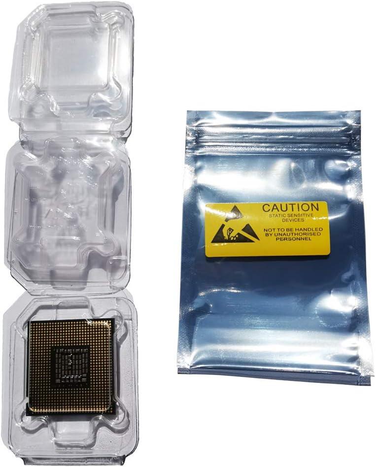 CPU Protective Thicken Plastic Clamshell Case Trays Suitable for Intel 775/1155/1151/1150/1156 with 10pcs Antistatic Bags and Labels (10pcs Intel CPU Case)