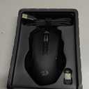 Redragon M602 Griffin RGB Gaming Mouse, RGB Spectrum Backlit Ergonomic Mouse with 7 Programmable Backlight Modes up to 8000 DPI for Windows PC Gamers (Black, Wireless)