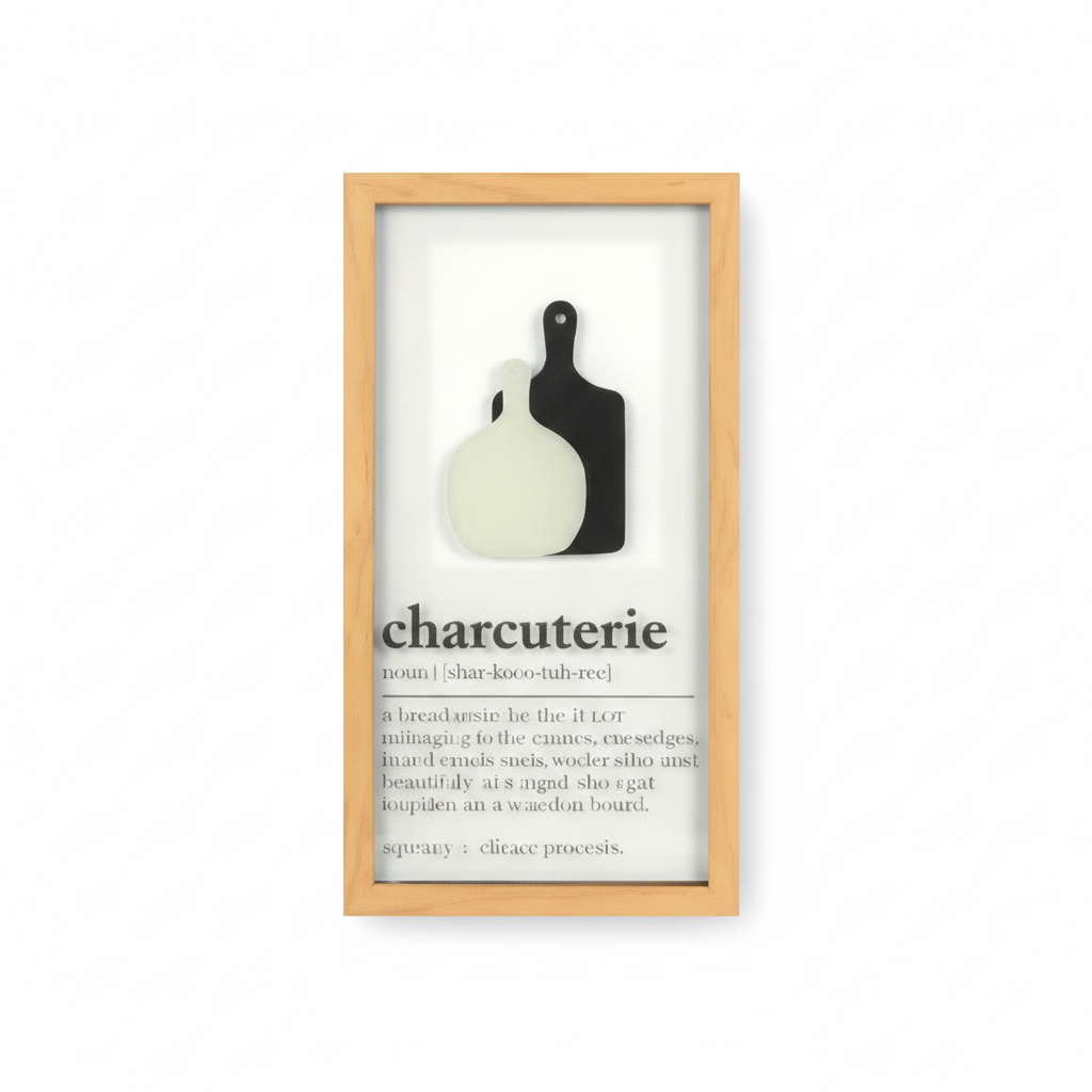 10x19 Charcuterie Art on Glass