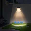 Solar Lights Outdoor Waterproof 3000K/4000K/6000K 3 Modes Solar Powered Dusk to Dawn Lighting for Mailbox, House Number, Address, Sign(2 Pack)