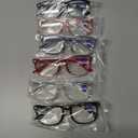 CCVOO 6 Pack Blue Light Blocking Reading Glasses, Anti Headache/Glare/Eye Strain Readers Computer Eyeglasses Women/Men (6 Pack Mix,1.25)