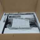 Furmax Small Portable Standing Desk Adjustable Height, Mobile Stand Laptop Computer Workstation with Lockable Wheels for Walking Pad Treadmill (Black)