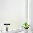 Homein Frosted Glass Window Privacy Film with Tools UV Blocking Privacy Film for Glass Windows, Static Cling No Glue Removable Reusable Anti Glare for Home Day and Night, Pure 23.6" x 78.7"