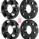 ECCPP 4PCS change bolt pattern from 6x5 to 6x5.5 Wheel Adapters Lug Centric 1.25" (32mm) 6 Lug 12x1.5 78.1mm hub for Trailblazer EXT 2003-2006 for Ascender 2003-2008