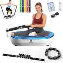 Vibration Plate Exercise Machine, Enlarged Vibration Plate for Lymphatic Drainage Vibrating Plate Fitness, Whole Body Vibration Plates for Weight Loss Power Plate Vibration Platform 99 Speeds 660 LBS