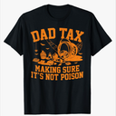 Mens Dad Tax Halloween Shirt Funny Halloween Dad Joke T-Shirt, L