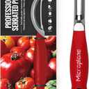 Microplane Professional Serrated Swivel Peeler for Tomato and Kiwi, for Right and Left Hand Use