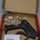 YAMATIC Short Pressure Washer Gun with Swivel, 5000 PSI Power Washer Wand Stubby Trigger Handle with 3/8" Plug & M22-14mm Male Inlet, 1/4" Quick Connect Outlet for Foam Cannon Car Wash