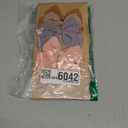 8 PCS Sailor Bow Hair Clips for Kids Girls Women Linen cotton Hair Bow Alligator Clips Baby Toddler Girl Mom Hair Accessories (Beige/Gold)