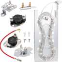 Dryer Heating Element Kit Replaces For Whirlpool Model WED7500GC0 WED7120HW1 WED7500GW0 WED7120HW0 WED75HEFW1 WED9150WW0 WED9050XW0 WED92HEFW1 GEW9200LW1 GEW9250PL1 GEQ9800PW1 GEW9200LW0