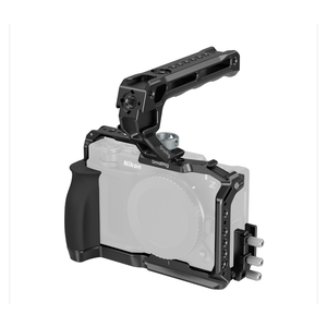 SmallRig ZR Camera Cage Kit for Nikon ZR, Full Cage with Silicone Grip, Top Handle for ARRI, Cable Clamp for HDMI, Built-in Cold Shoe and Quick-Release Plate for Arca - 5647