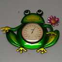Decorative Frog Wall Thermometer - Waterproof Indoor/Outdoor Temperature Gauge for Patio, Garden, Porch, Easy to Read, No Battery Needed
