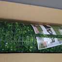 48"x120"(40 SQFT), Artificial Green Grass Wall Boxwood Plant Roll | UV Resistant Fake Leaves, Faux Ivy Privacy Hedge, Fence Screen Backdrop for Garden, Indoor Outdoor Wall Decor Covering