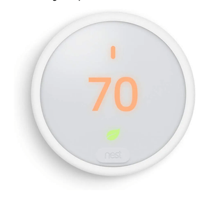 Nest Thermostat E Programmable Smart Thermostat for Home, App Controlled via Wifi, Programmable, Compatible with Alexa and Google Assistant, Frosted White Color (T4002ES)
