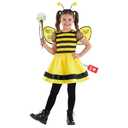 Morph Bumble Bee Costume for Girls - Kids Bumblebee Outfit - Toddler Bee Costume for Baby Girls - Fun Dress-Up, 3-4 Years