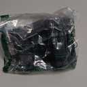 Home Security Door Reinforcement Lock for Front/Inward Swing Doors - Upgraded Reinforced 1200lbs Capacity, Night Kids Safety Metal Flip Deadbolt Latch (2Pack Black)