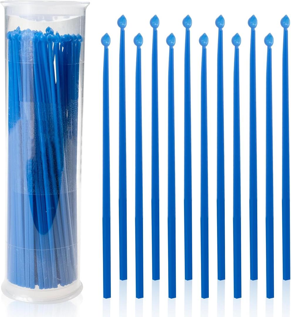 PEKYBIO Micro Scoops Disposable Polypropylene Measuring Spoons 100pcs Plastic Transfer Scoops, 2-12 mg Capacity, BPA-Free & Static Free Sample Scoop for Powders and Lab Work