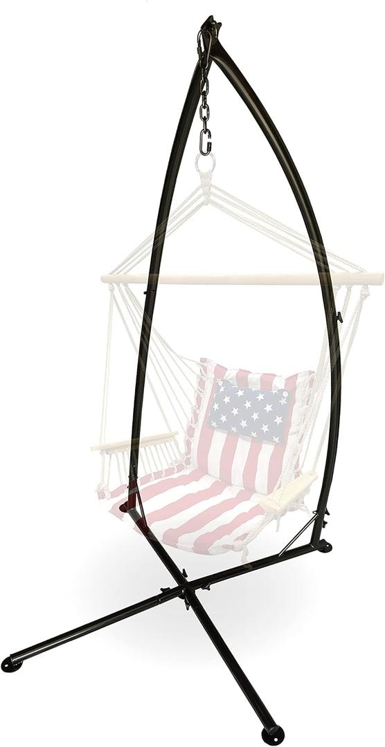 Backyard Expressions Hammock Swing Stand for Indoor/Outdoor, Heavy Duty Hanging Chair Stand