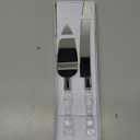 AW BRIDAL Mis Quince Aos Quinceanera Cake Knife and Server Set, Sweet 15 Birthday Cake Cutting Set Cake Spatula 15years Stainless Steel Cake Servering Set, Silver