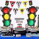 3 x 6Pcs Traffic Light Balloons for Kids Birthday Party Decorations,Transportation Big Balloons for Race Car Birthday Party Supplies