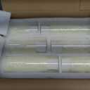 36 PCS Ivory White Pillar Candles with Glass Candle Holders Clear Hurricane Candle Holders Glass Cylinder Vases for Centerpieces Wedding Party, Event, Home Office (18 Candles+18 Candle Hoders)