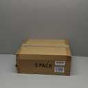 SNSLXH 5 Pack Stackable Closet Storage Basket, Multifunctional & Foldable Closet Organizer for Bathroom Kitchen Laundry Room Wardrobe Storage, Space-Saving Clothes Storage Drawer Organizer, White