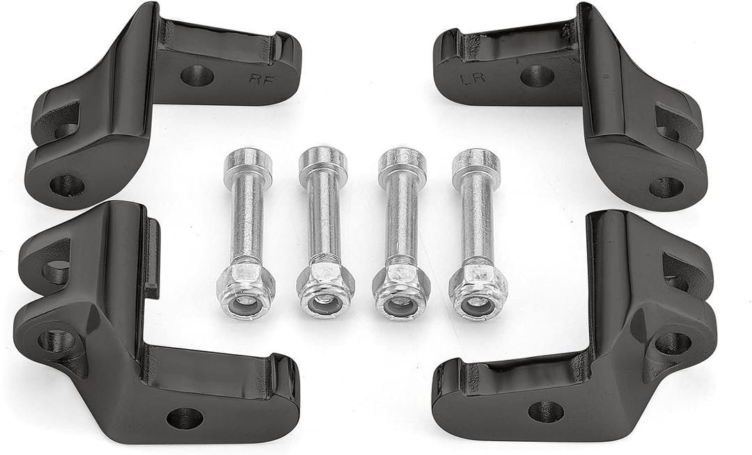 Mofun Driver Floorboard Relocation Brackets Compatible with Harley Touring Street Road Electra Glide Road King Trikes Motorcycle Foot Control 2017-2023