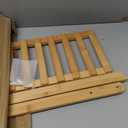 COPREE Bamboo 3-Tier Hanging Plant Stand Planter Shelves Flower Pot Organizer Rack Folding Display Shelving Plants Shelf Unit Holder